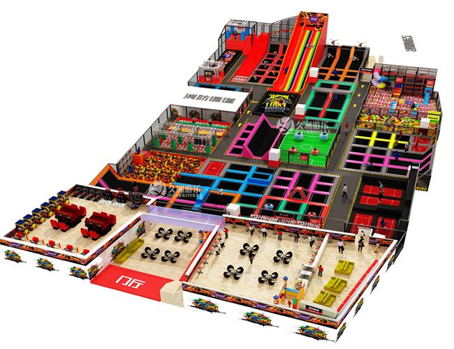 大型蹦床組合公園