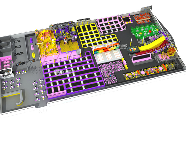 大型組合蹦床公園