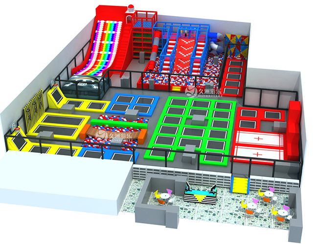 大型組合蹦床公園